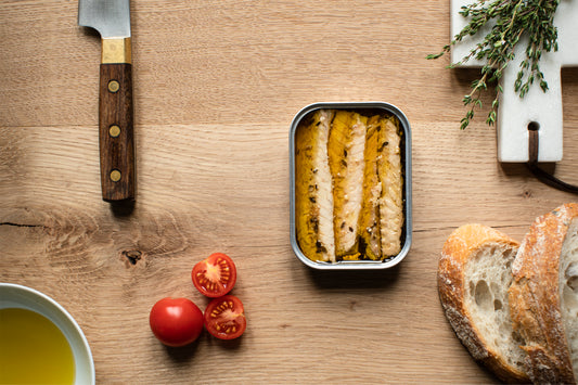 mackerel fillets, organic olive oil & lemon thyme—case of 12