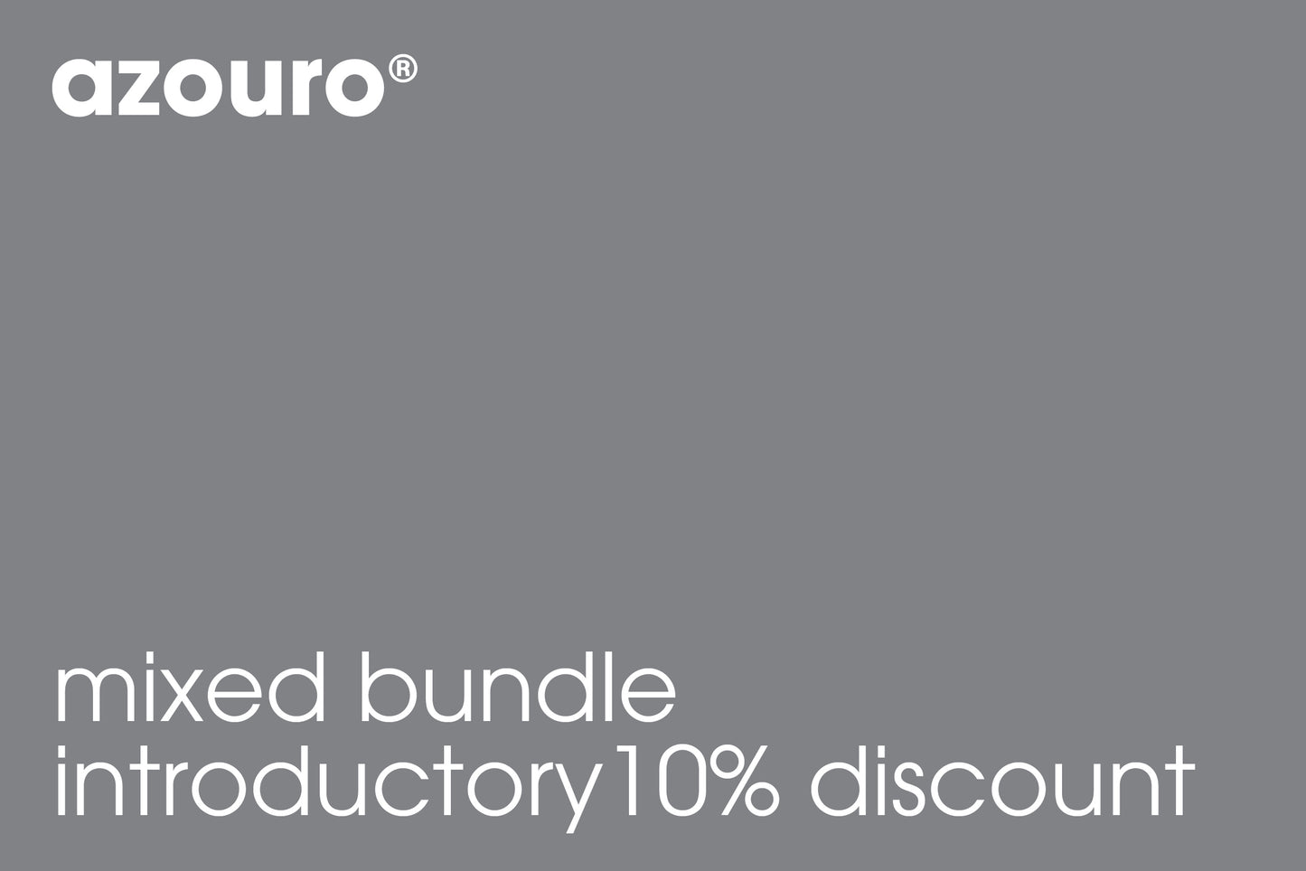 one case of each azouro product